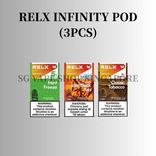 Relx Infinity Pod (3pcs 1.9ml, 30mg/50mg) | SG Vape Shop Singapore Vape Singapore SG Vape Relx Infinity Pod (3pcs 1.9ml, 30mg/50mg) | SG Vape Shop Singapore Vape Singapore SG Vape
