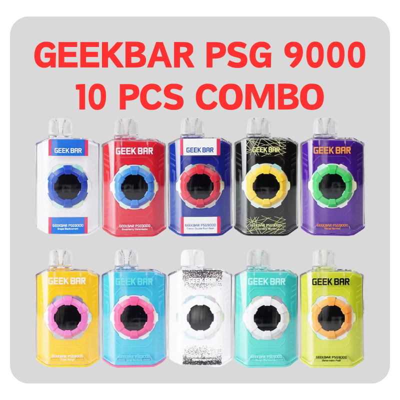 Geekbar PSG 9000 Puff 10 Pcs Combo - Vape Singapore SG Vape