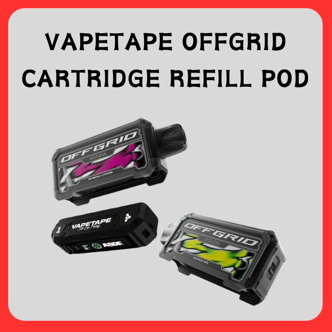 Vapetape Unplug / Offgrid Cartridge Refill 12K Puff | SG Vape Shop ...